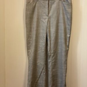Slim grey boot cut pants